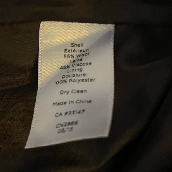 Talbots brown plaid skirt size sz 24 W - Picture 6 of 6